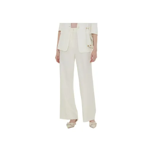 Caroline Белые Женские Повседневные Брюки