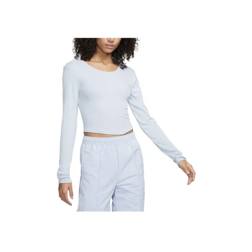 Nike T-Shirt Женская Светло-Синяя