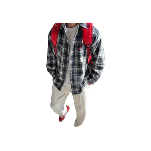 MORii Синий Унисекс Рубашки