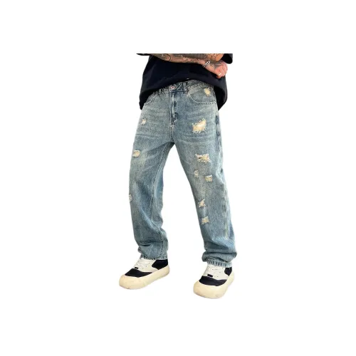 GTHOMME Синий Унисекс Джинсы