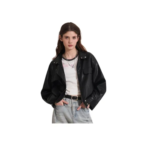 FOREVER 21 Кожа Куртка Женская