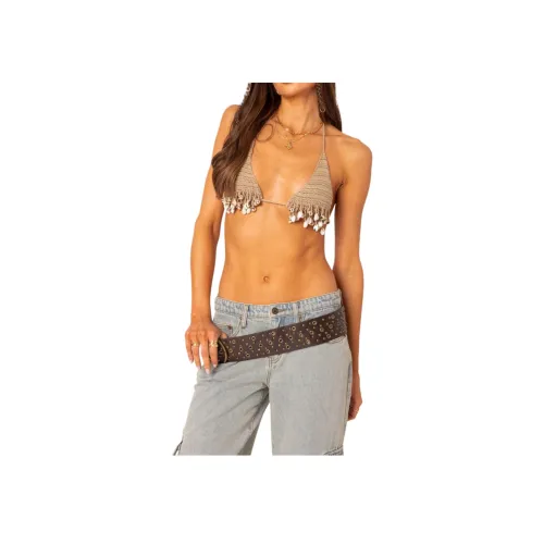 Edikted Aruba Бисерный Крой Топ на бретелях Женские