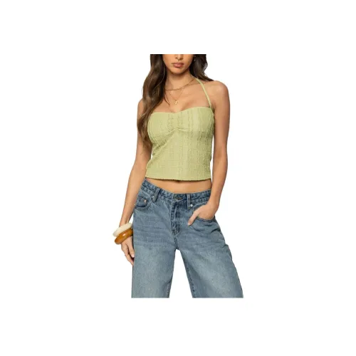 Edikted Galya Текстурированный топ с халтером и бретелями Женские