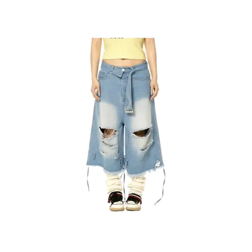 VASI LYEV Джинсовые шорты Унисекс Blue