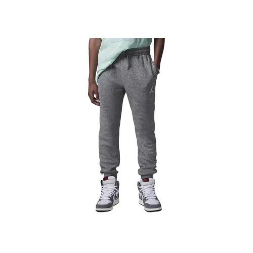 Джордан Брюки MJ Brooklyn Fleece Essentials Угольно-серый для детей 3-7 лет