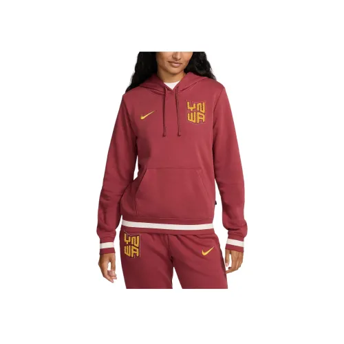 nike LiverpoolFC FW24 Толстовка Женская Красная