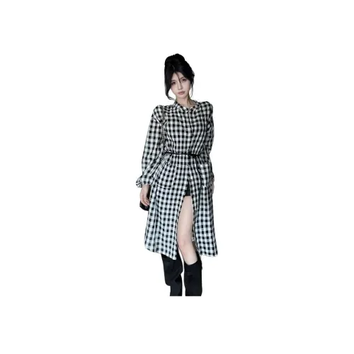 MORii Длинное платье с длинными рукавами женское