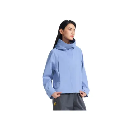 OUTDOOR PRODUCTS Aqua Blue Purple Women's Jackets