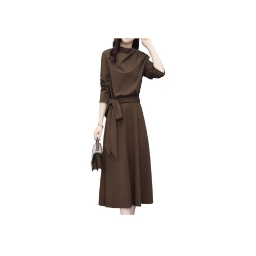 Mapping Длинное платье с длинными рукавами женское