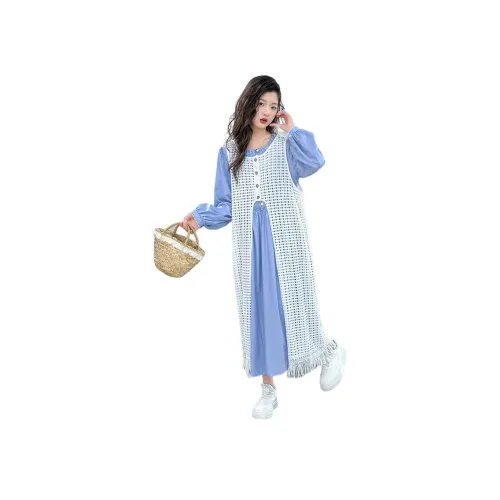 ATONGMU Blue Школьный комплект с юбкой