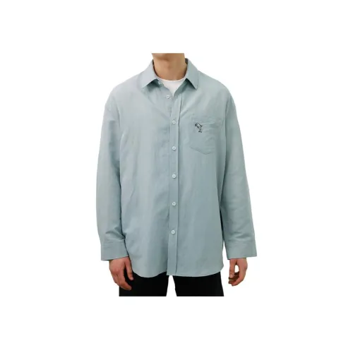 WAIKEI Небесно-голубой Унисекс Рубашки