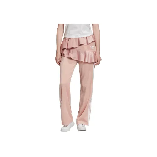 Adidas Originals Повседневные Брюки Женские Ярко-Розовые