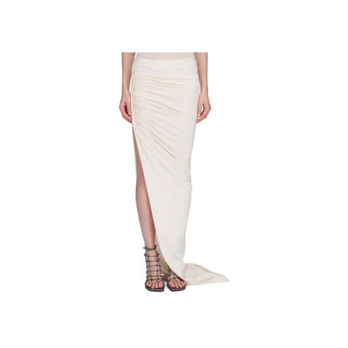 RICK OWENS Натуральные Женские Вязаные Длинные Юбки