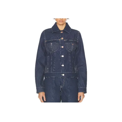Jean Paul Gaultier Denim Куртка Женская Синяя