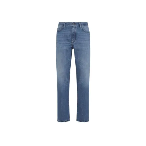 Ermenegildo Zegna Blue Men's Jeans  
Эргенжильдо Зегна Синий Мужской Джинсы