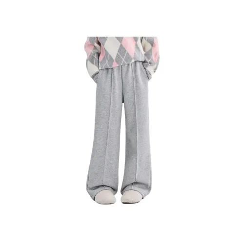 OVE 15205 Серый Ван-Пис Флис Kids Спортивные брюки