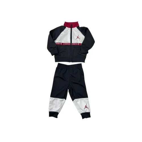 Jordan Kids' Одежда Многоцветный Воротник-стойка Молнии Длинный рукав Средний Шаговый шов Эластичный манжет Черный Для младенцев и малышей