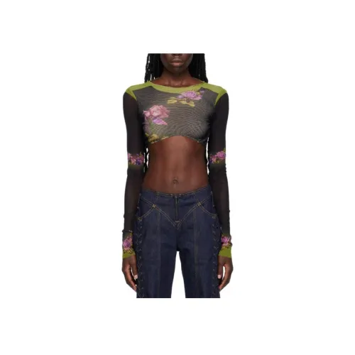 Jean Paul Gaultier T-рубашка Женская Зеленая