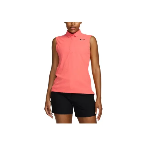 nike Dri Fit ADV Без рукавов GOLF Поло Женские Персик