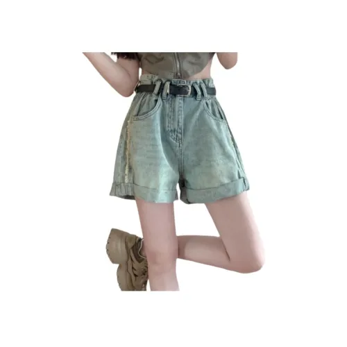 MORii Blue Женские джинсовые шорты