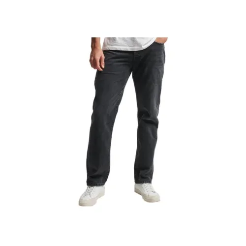 SUPERDRY Мужские джинсы черного цвета