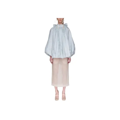 SIMONE ROCHA Синие Женские Рубашки