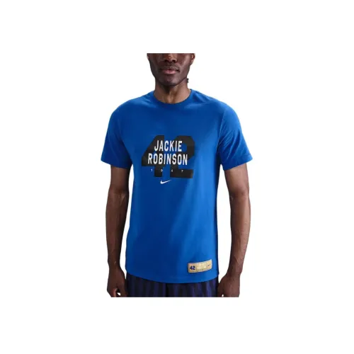 Nike Blue Men's T-Shirts Найк Синий Мужские Футболки