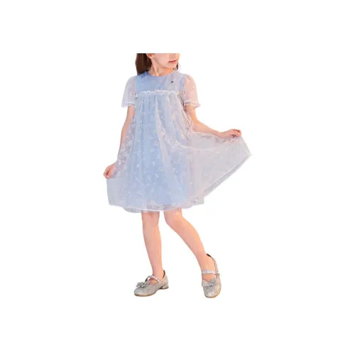 PAW IN PAW Cartoon Bear Марля Платье принцессы SS24 Дети 3-7 лет