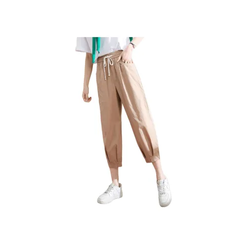 TERRE BLEUE Повседневные брюки Женские Розовый