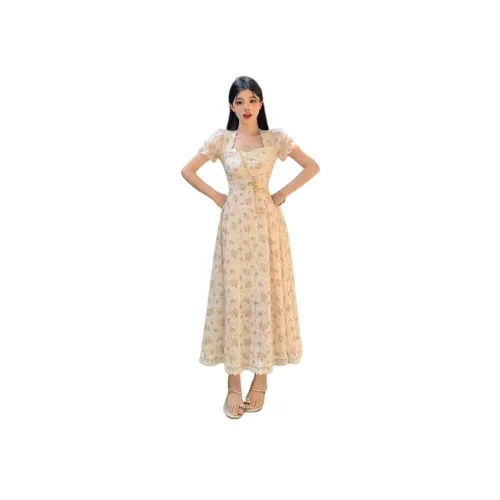 ZCDECO Короткое платье с короткими рукавами женское