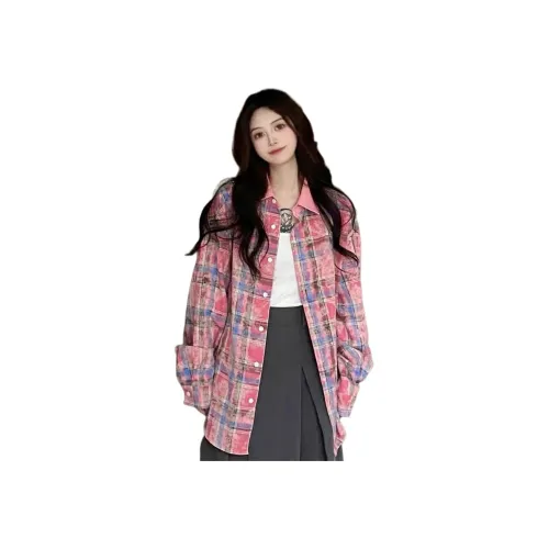 PISYPOX Розовый Унисекс Рубашки