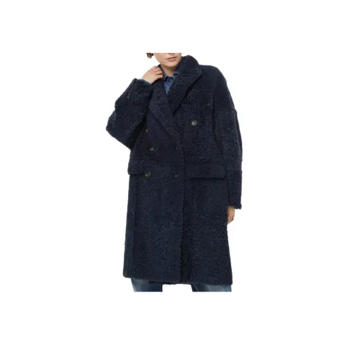 Brunello Cucinelli Полночный черный Женское пальто