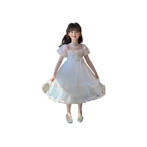 Jiao Ni Розовое платье для школьного возраста