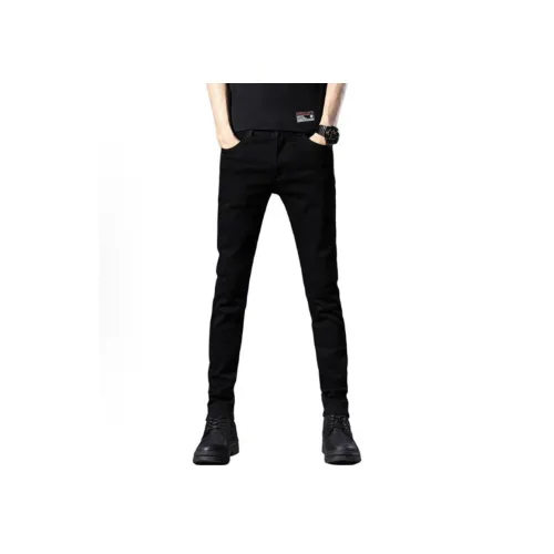 YEARNED Черные Унисекс Джинсы