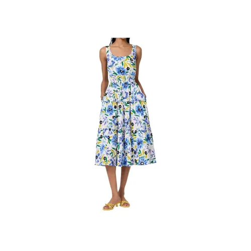 Kate Spade SS25 Slip Платье Женское Синее