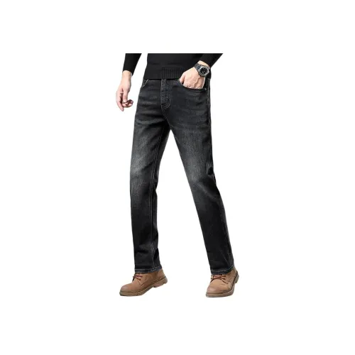 ZENGZHI Джинсы Облегающий крой Прямой крой Унисекс