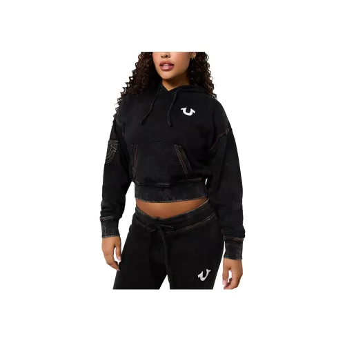 True Religion Черные Женские Свитшоты