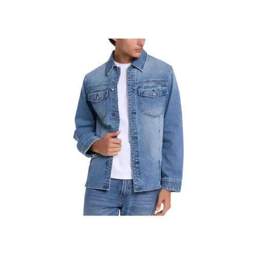 MICHAEL KORS Denim Jacket Men's Blue
