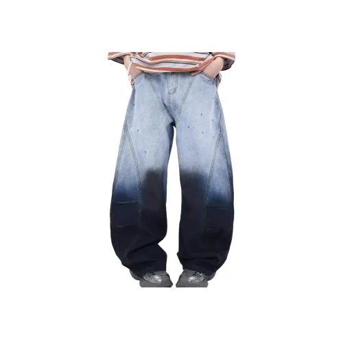 Clog Heel Синий Унисекс Джинсы