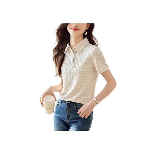Mo Han Yi Mei Поло Женские Экрю