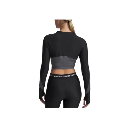 Under Armour HeatGear Черная женская одежда для фитнеса
