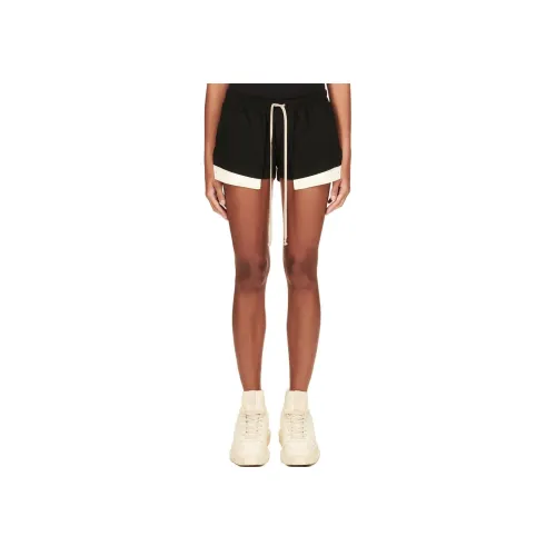 RICK OWENS Черные Женские Повседневные Шорты