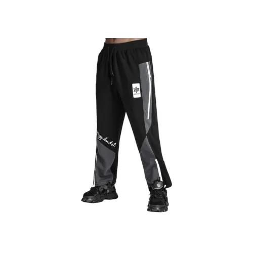 NORVINCY Western Trendy Letter Print Knitted Training Pants Unisex NORVINCY Западный Модный С принтом Буквы Вязаные Тренировочные Штаны Унисекс