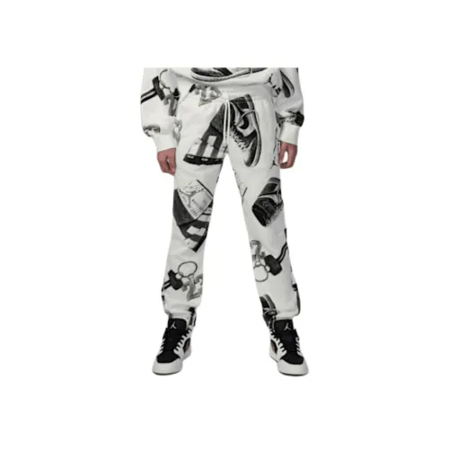 Детская одежда Jordan Kids с принтом кружевной эластичный манжет белый