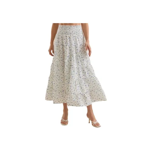 ALTAR'D STATE Ruth Floral Midi Юбка Casual Long Юбка Женская