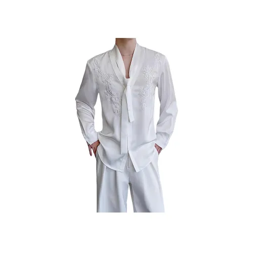 WKOOG Белый Унисекс Рубашки