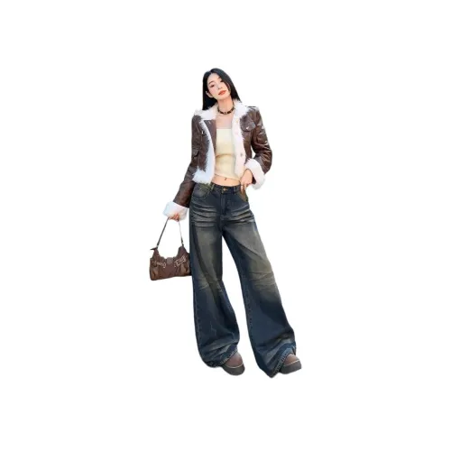 MINETTE Blue Women's Jeans MINETTE Синий Женские Джинсы