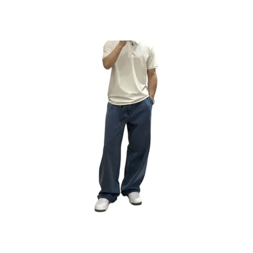 MORii Blue Unisex Jeans MORii Синий Унисекс Джинсы