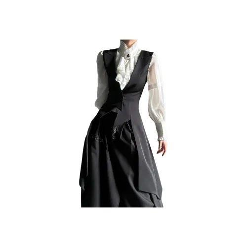 PISYPOX Черный Унисекс Жилеты