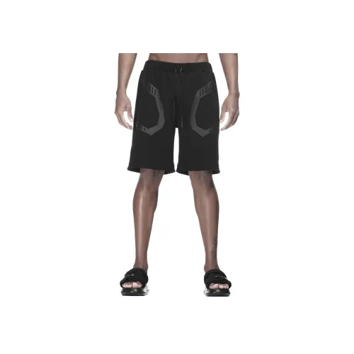 NORVINCY Повседневные шорты Унисекс Черные